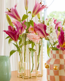 Vaso Tubos 5 Pontas - 30x28 cm