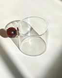 Dupla Mini Canecas de Vidro com Alças Acácia