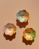 Conjunto 3 Bowls Médios Flor Mesclado Mix and Match em Cerâmica