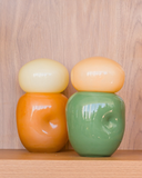 Vaso Latch de Vidro – Verde com Tampa Ambar