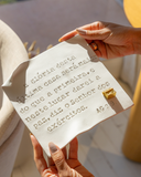 Pergaminho Personalizado "A glória desta última casa será maior do que a primeira" – 20x20 cm