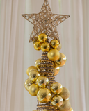 Árvore de Natal Provincial Dourada - 95cm