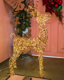 Decoração Natalina - Golden Reindeer 80 cm