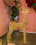 Decoração Natalina - Golden Reindeer 80 cm