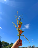 Haste de Páscoa Ovinhos Laranja I - 38cm