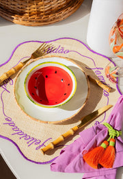 Bowl Melancia em Cerâmica - Produção de 10 dias úteis