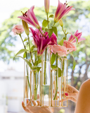 Vaso Tubos 5 Pontas - 30x28 cm