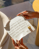 Pergaminho Personalizado "A glória desta última casa será maior do que a primeira" – 20x20 cm
