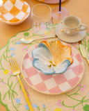 Conjunto 3 Bowls Médios Flor Mesclado Mix and Match em Cerâmica