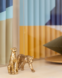 Escultura Leopardo em Poliresina - 7 x 14 cm