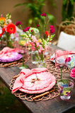 Conjunto 4 Pratos Sobremesa Amor Perfeito - Le Jardin
