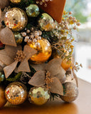 Árvore de Natal Caramel Glow - 60cm