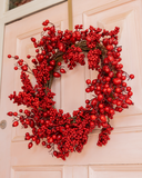 Guirlanda de Natal Red Berries - 45 cm