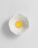 Bowl Decorativo de Margarida - Branco e Amarelo
