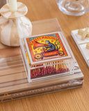 Caixa Decorativa de Fósforos Vintage em Acrílico 12x12cm - Macaco- pré venda 20 dias