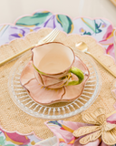 Conjunto 4 Xícaras Amor Perfeito Le Jardin em Cerâmica