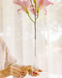 Vaso Pivot Gold - Acrílico - 15x35cm