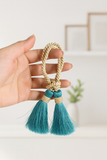 Porta-Guardanapo Tassel Verde Água