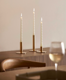 Conjunto de Castiçais em Metal - 3Pçs