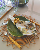 Folha Decorativa Cerâmica Banana Leaf  20 cm