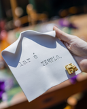 Pergaminho Personalizado em Cerâmica - "Lar é Templo"