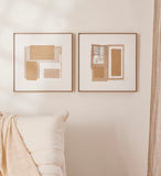 Conjunto Quadros em Canva Texturizado e Linho