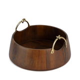 Centro de Mesa Siena Wood em Madeira