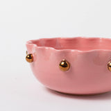 Bowl Bruxelas Rosa com Ouro