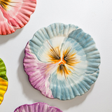 Prato Sobremesa Amor Perfeito Azul  - Le Jardin - Pré venda de 45 dias úteis