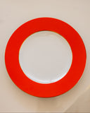 Prato Raso - Colors com Borda Ouro - 27x27 cm