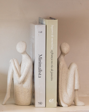 Aparadores de Livros em Polirresina Silhueta - 19x8cm