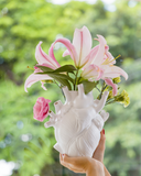 Vaso Coração Anatômico - Branco