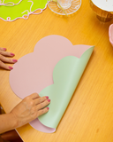 Dupla Jogo Ameriano Flor Dupla Face - Rosa