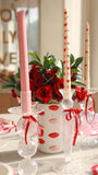 Vela Canelada Rosa Claro - 25cm