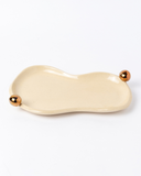 Bandeja Donna Mini com Ouro – Nude