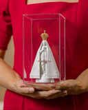 Caixa Acrílico Nossa Senhora Aparecida  12x12x21 cm