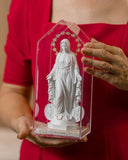 Cúpula Acrílico Nossa Senhora das Graças II 22x10cm