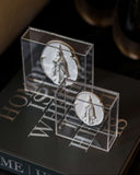 Caixa Acrílico Medalha Nossa Senhora de Fátima - 15x15cm