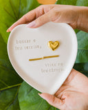 Peça Personalizada em Cerâmica - "Buscar o Teu Sorriso, Viver no Teu Abraço" II