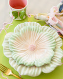 Prato Primavera Celeste em Cerâmica - G