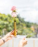 Vaso em Acrílico Solitário Oro M - 17cm