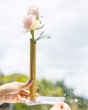 Vaso em Acrílico Solitário Oro G - 22cm