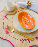 Porta Mamão em Cerâmica - Sementes