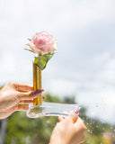 Vaso em Acrílico Solitário Oro P - 12cm