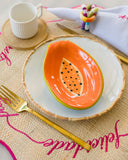 Porta Mamão em Cerâmica - Sementes