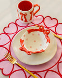 Caneca Laço Amour em Cerâmica - 300ml