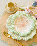 Prato Primavera Celeste em Cerâmica - G