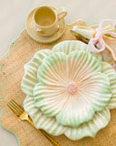 Prato Primavera Celeste em Cerâmica - G