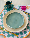 Conjunto 4 Peças Jogo Americano Xadrez Double Face Bold I - Sem Guardanapo