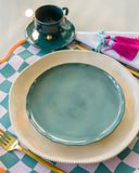 Conjunto 4 Peças Jogo Americano Xadrez Double Face Bold I - Sem Guardanapo